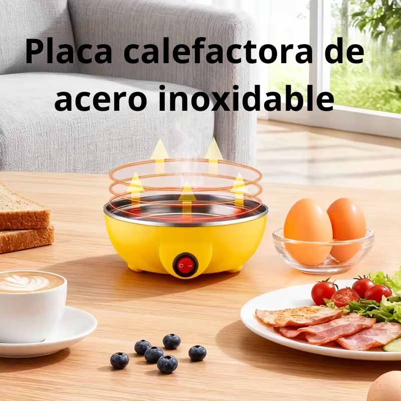 Cocedor Huevos Express (PORTABLE) + Ebook Regalo 40 RECETAS