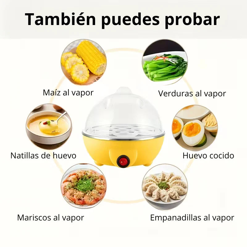 Cocedor De Huevos Express (PORTABLE) + Ebook Regalo 40 RECETAS
