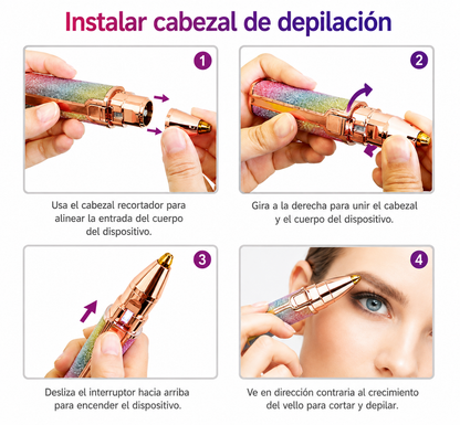 Depilador eléctrico femenino