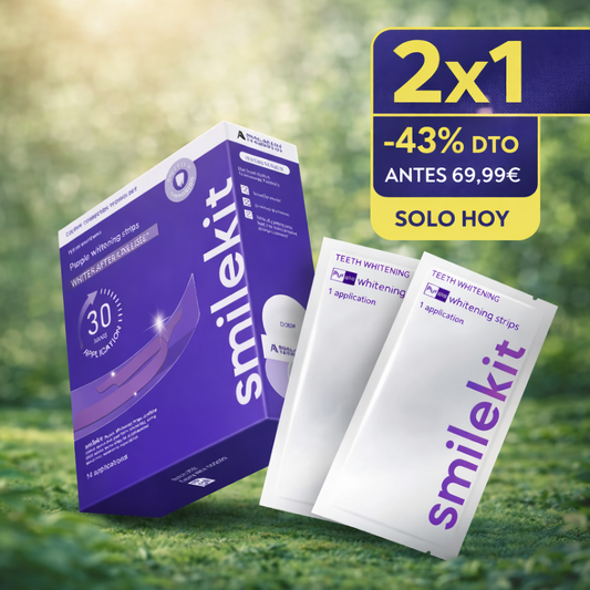 SmileKit™ Instant: Sonrisa blanca 2x1 (28 tiras/28 aplicaciones)