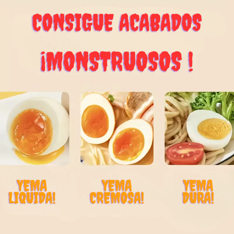 Cocedor Huevos Express (PORTABLE) + Ebook Regalo 40 RECETAS