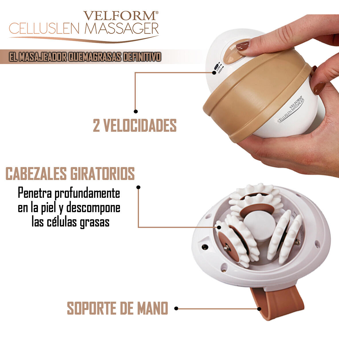 VELFORM® Celluslen Massager + GEL Reductor SLEN 30®